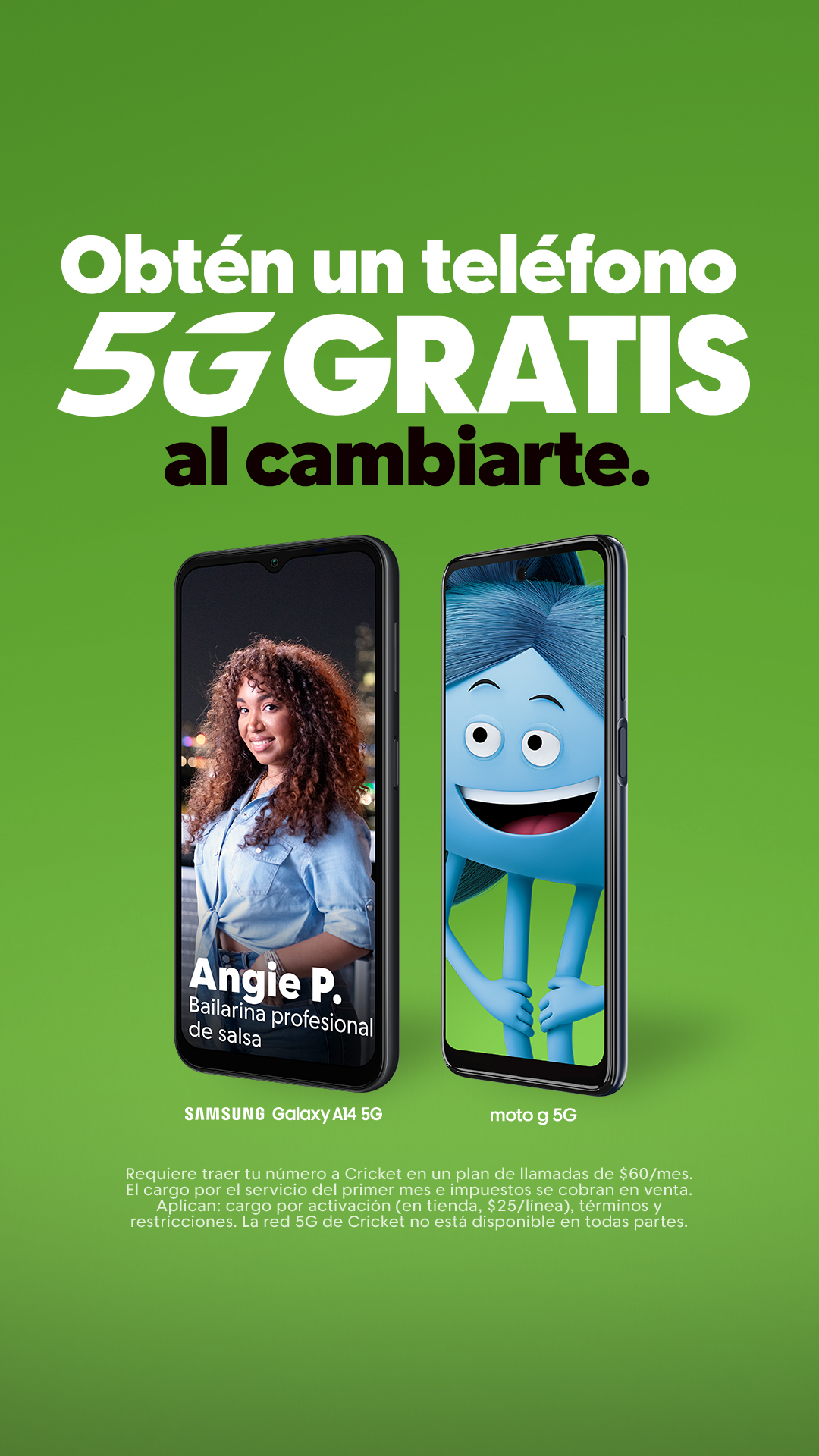 Cricket Wireless campaign — final broadcast hero frame