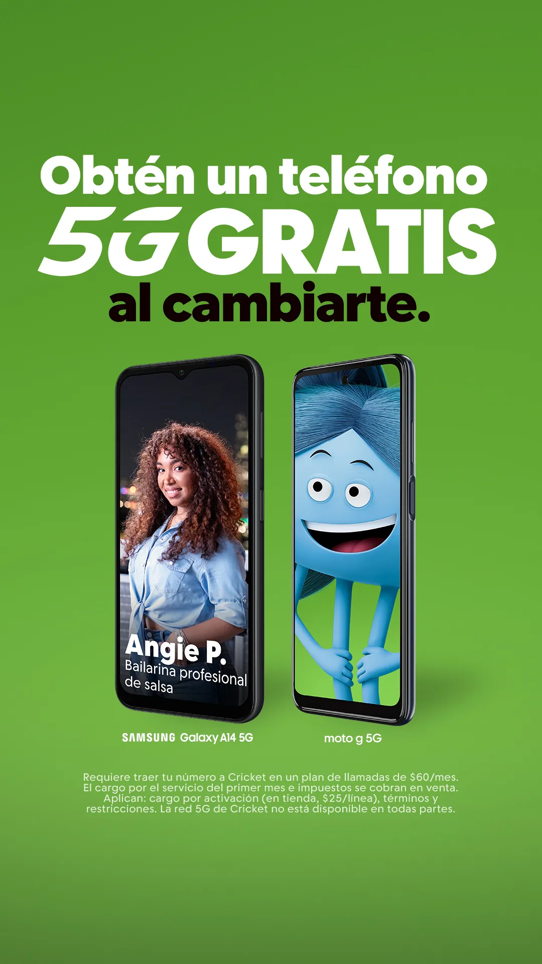 Cricket Wireless campaign, final broadcast hero frame