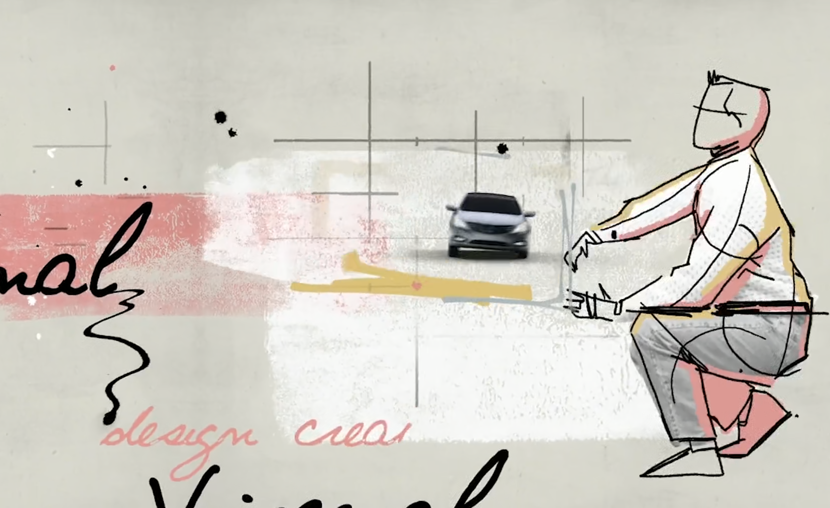 Hyundai Azera CG process — animation pipeline and lighting tests