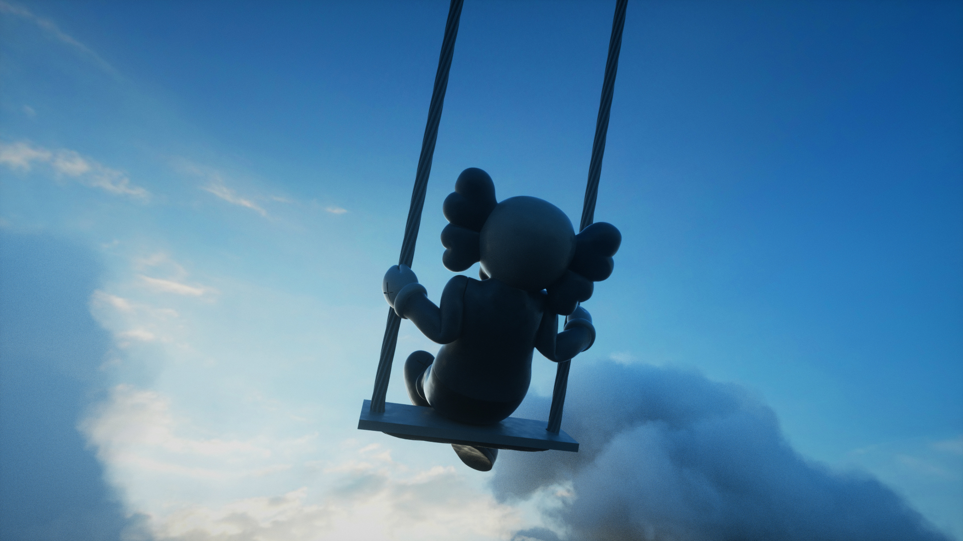 KAWS figure — final production render