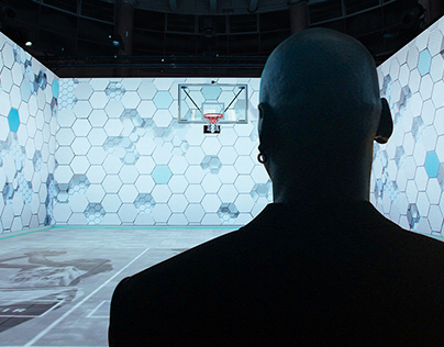 MJ visit — Michael Jordan on-site at the activation