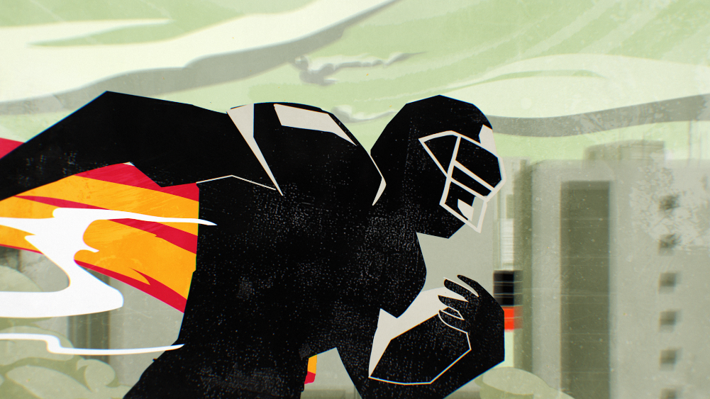 NFL x Amazon TNF animation test frame — broadcast motion graphics