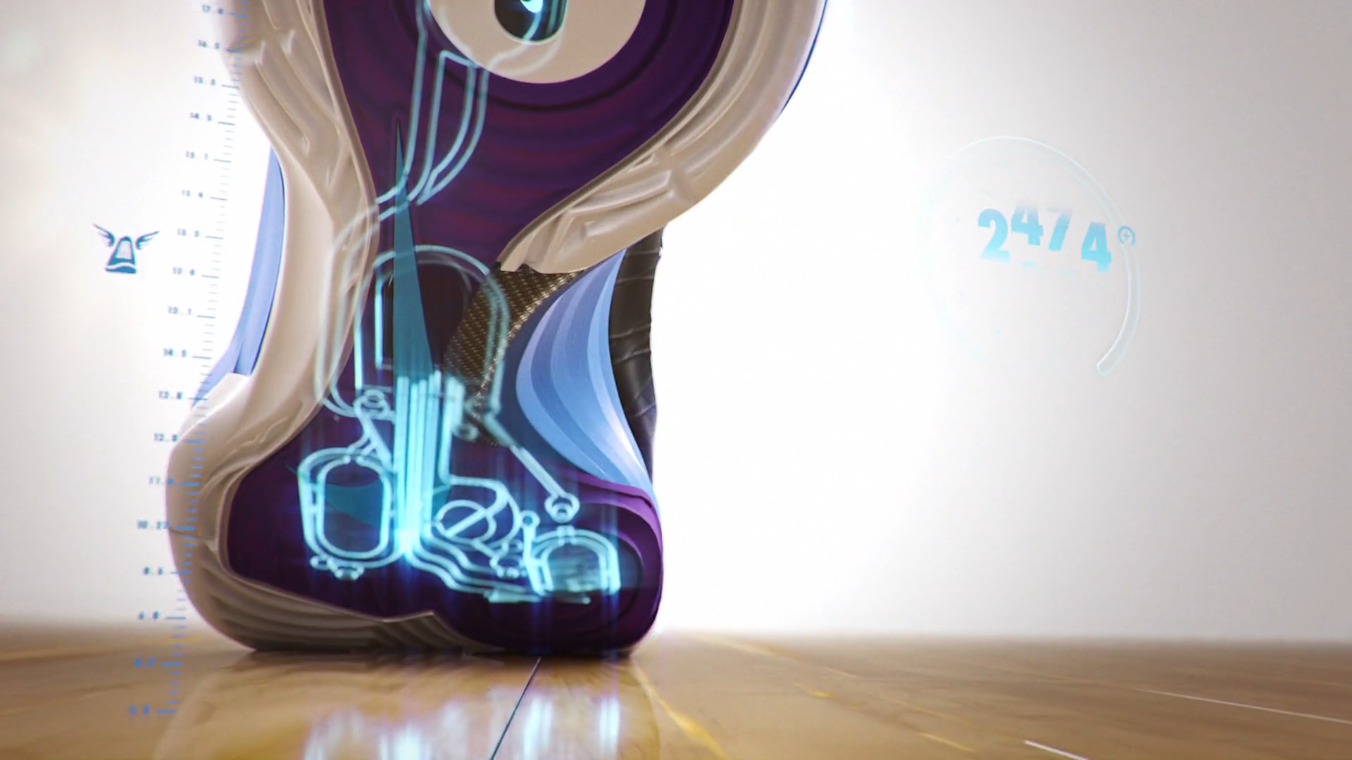 Nike Hyperdunk final delivery — broadcast format hero shot